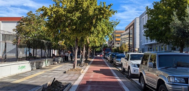 Ασφαλτόστρωση σε τμήμα της Ανθίμου Γαζή